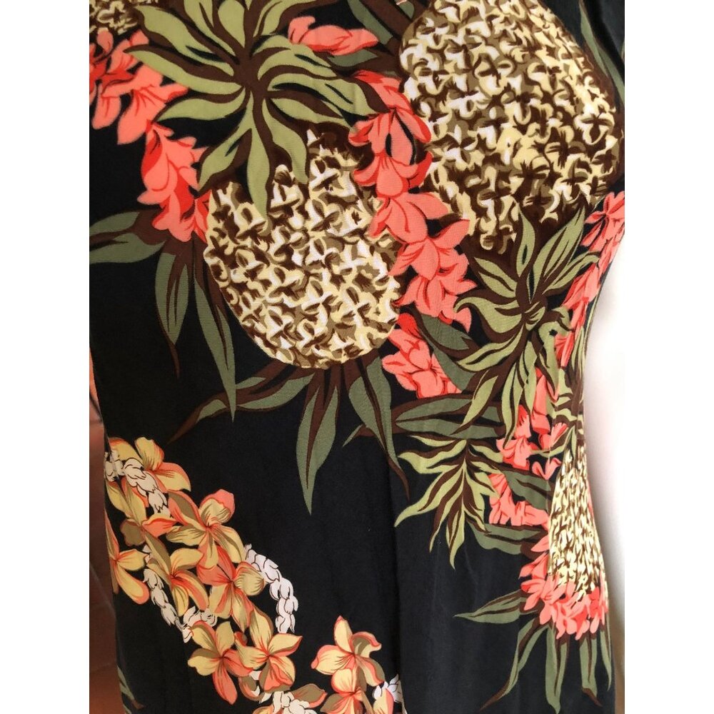 Hawaiian Dress, Hilo Hattie Hawaiian Dress, Tiki Dress | - Picture 5 of 9
